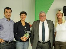 Foto von Cem Özdemir, Sandra Detzer, Reinhard Bütikofer und Ingrid Hönlinger